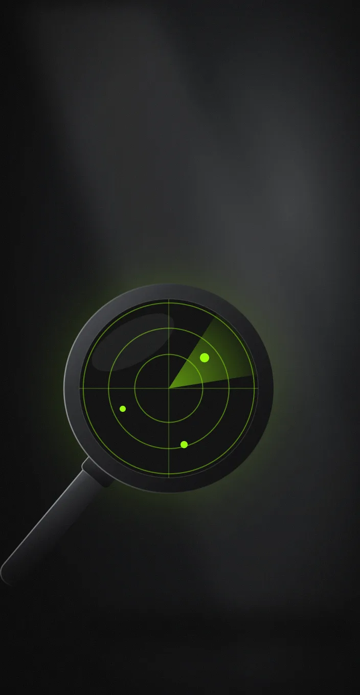 Luppin Scan, diagnóstico de negocio: lupa con radar