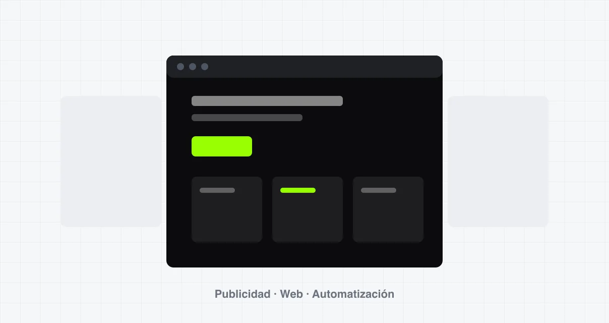Paso 3, implantación: publicidad, web y automatización en marcha